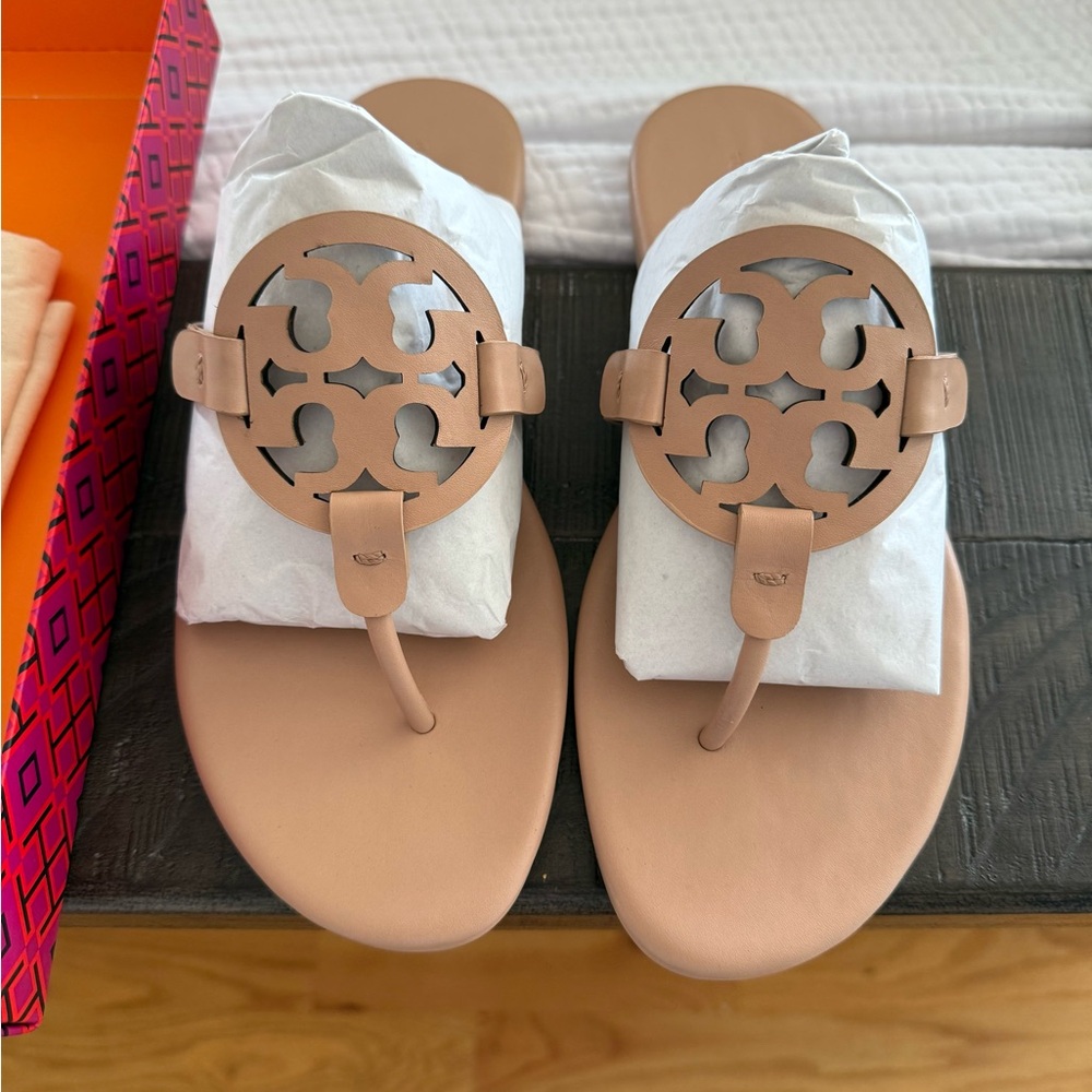 NWT Tory Burch Miller Light Makeup Sandal Size 8.5